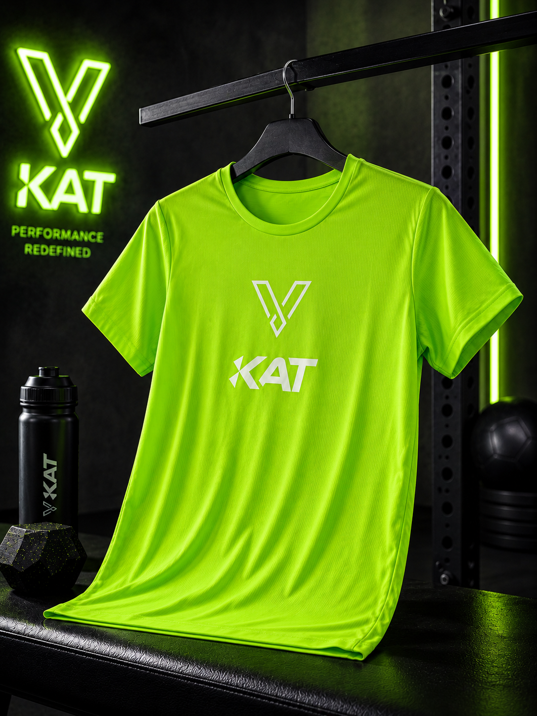V KAT Lightning Green Training T-Shirt